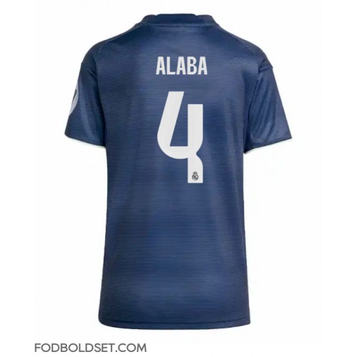 Real Madrid David Alaba #4 Udebanetrøje Dame 2025-26 Kortærmet
